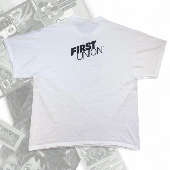 White Vintage NBA Charlotte Hornets Vs Cleveland Cavaliers Graphic Tee - Picture 4 of 6